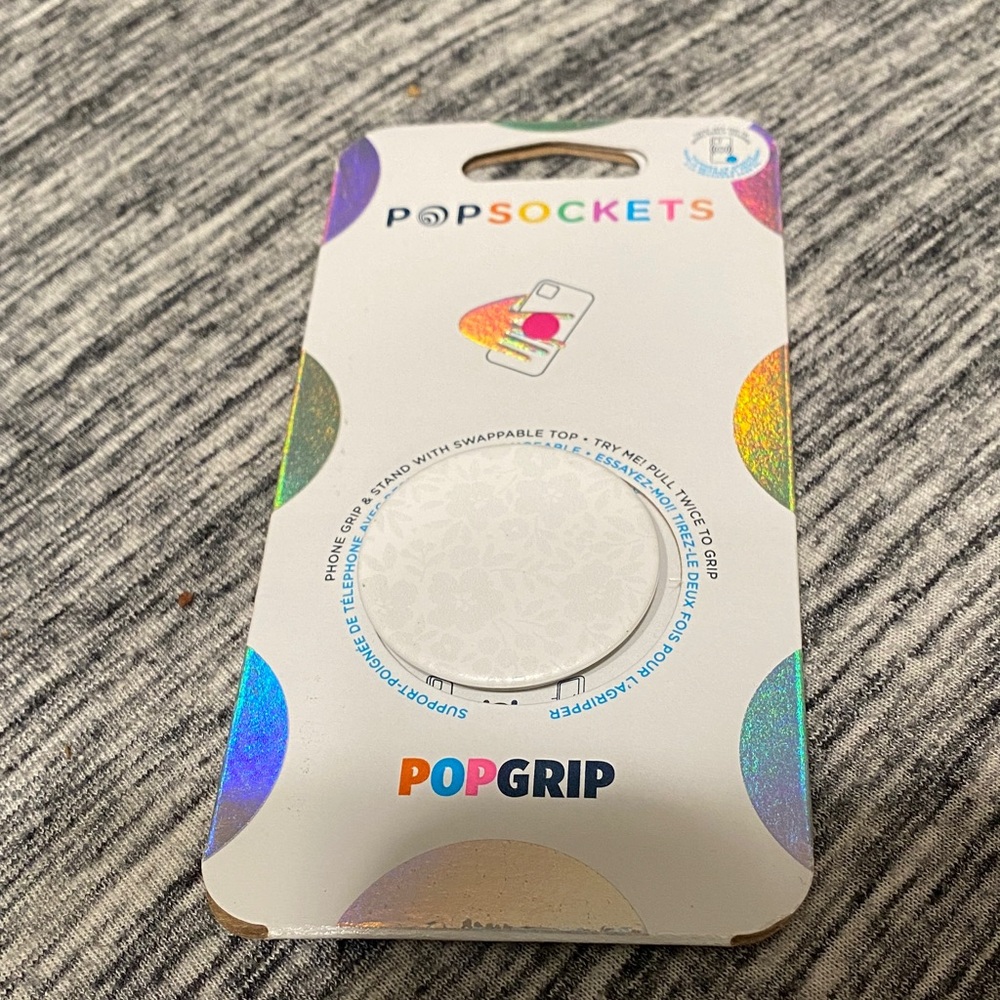 PopSocket PopGrip Iridescent White